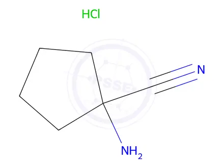 Chemical structure of 1-Amino-1-cyanocyclopentane-d4 Hydrochloride