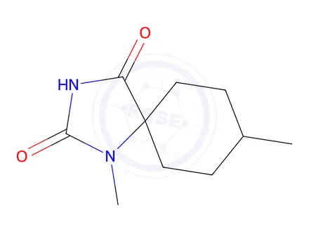 Chemical structure of 1,8-Dimethyl-1,3-diazaspiro[4.5]decane-2,4-dione