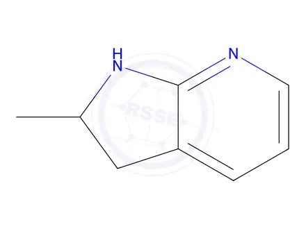 Chemical structure of 2-Methyl-2,3-dihydro-1H-pyrrolo[2,3-b]pyridine