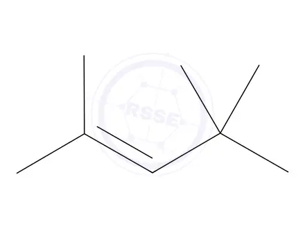 Chemical structure of 2,4,4-Trimethyl-2-pentene