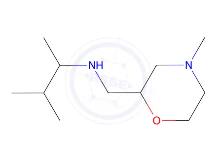 Chemical structure of 3-Methyl-N-((4-methylmorpholin-2-yl)methyl)butan-2-amine