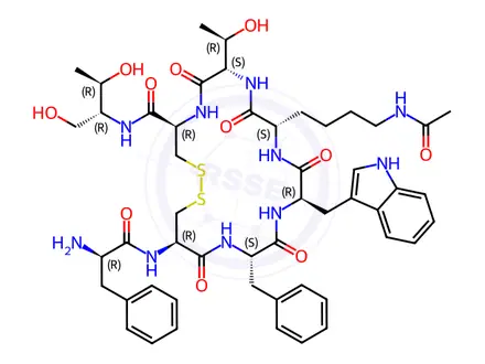 Chemical structure of Octreotide EP Impurity H