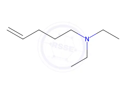 Chemical structure of 5-Diethylamino-1-pentene