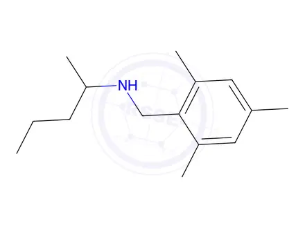 Chemical structure of (pentan-2-yl)[(2,4,6-trimethylphenyl)methyl]amine