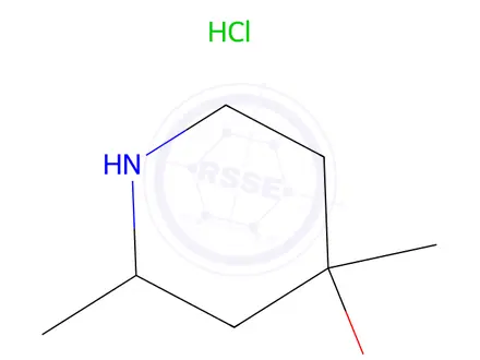 Chemical structure of 2,4-Dimethylpiperidin-4-ol hydrochloride