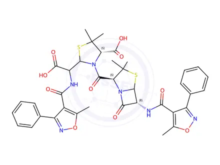 Chemical structure of Oxacillin Impurity 31