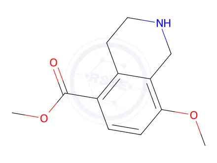 Chemical structure of Methyl 8-methoxy-1,2,3,4-tetrahydroisoquinoline-5-carboxylate