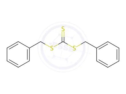 Chemical structure of bis(benzylsulfanyl)methanethione