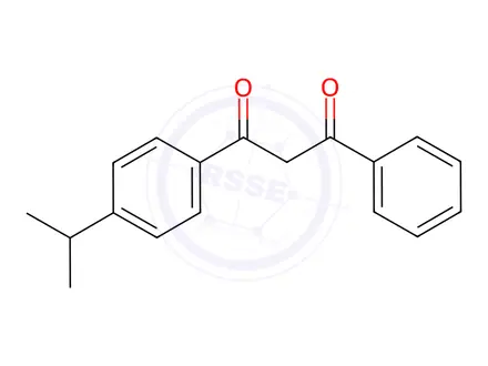 Chemical structure of (2z)-3-Hydroxy-1-Phenyl-3-[4-(Propan-2-Yl)Phenyl]Prop-2-En-1-One