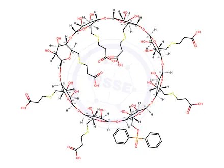 Chemical structure of Sugammadex Impurity Org226100-1