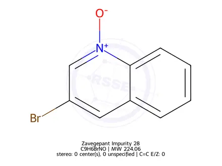 Chemical structure of Zavegepant Impurity 131