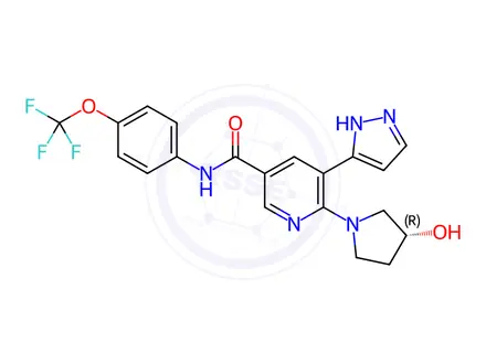 Chemical structure of Asciminib Impurity 59