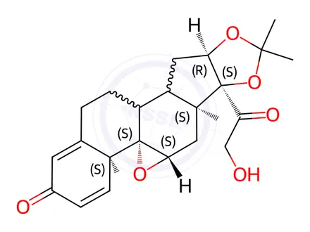Chemical structure of Budesonide Impurity 164