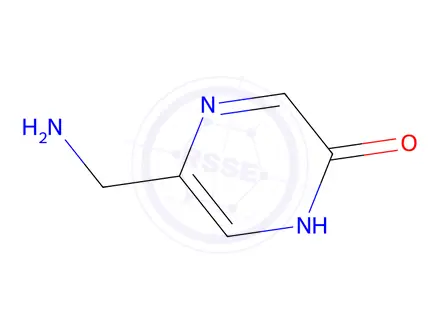 Chemical structure of 5-(aminomethyl)pyrazin-2-ol