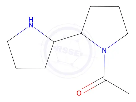 Chemical structure of 1-[2-(pyrrolidin-2-yl)pyrrolidin-1-yl]ethan-1-one