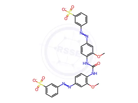 Chemical structure of Direct Yellow 120
