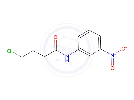 Chemical structure of 4-Chloro-N-(2-methyl-3-nitrophenyl)butanamide