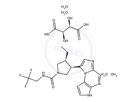 Chemical structure of Upadacitinib L-Tartrate Tetrahydrate