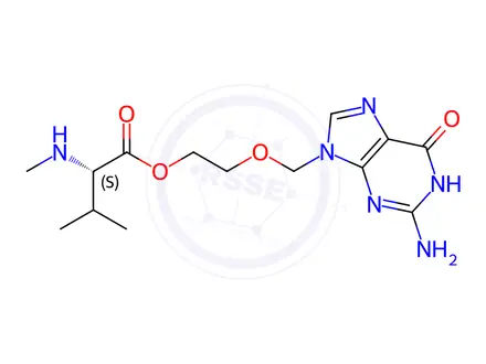 Chemical structure of Valaciclovir EP Impurity C