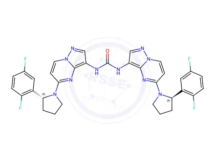 Chemical structure of Larotrectinib Sulfate Impurity 22