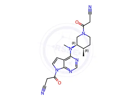 Chemical structure of Tofacitinib Impurity H
