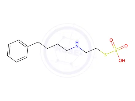 Chemical structure of Thiosulfuric acid S-[2-[(4-phenylbutyl)amino]ethyl] ester
