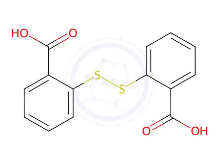 Chemical structure of 2,2-Dithiobisbenzoic Acid