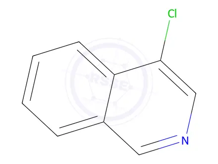 Chemical structure of 4-Chloroisoquinoline