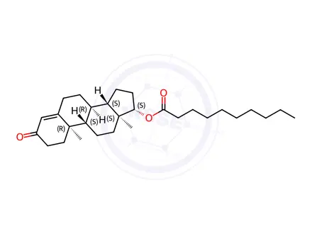 Chemical structure of Testosterone Decanoate