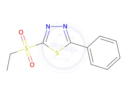 Chemical structure of 2-(Ethylsulfonyl)-5-phenyl-1,3,4-thiadiazole