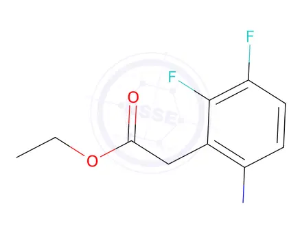 Chemical structure of Ethyl 2-(2,3-difluoro-6-nitrophenyl)acetate
