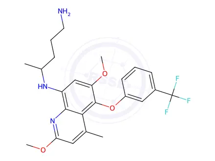 Chemical structure of Tafenoquine