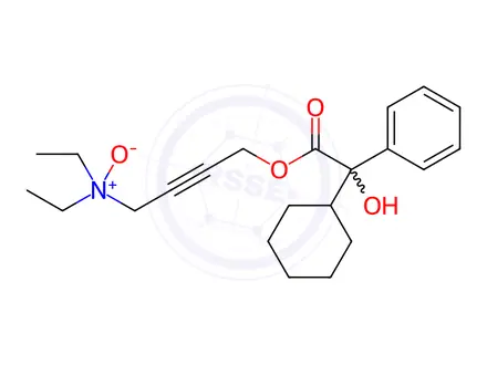 Chemical structure of Oxybutynin Impurity 9 (Oxybutynin N-Oxide)