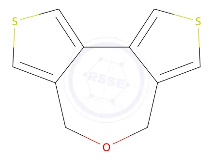 Chemical structure of 4H,6H-Dithieno(3,4-C:3',4'-E)oxepin