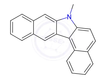Chemical structure of 7H-Dibenzo[b,g]carbazole,7