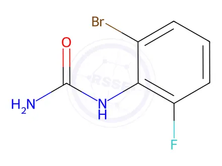 Chemical structure of N-(2-Bromo-6-fluorophenyl)urea