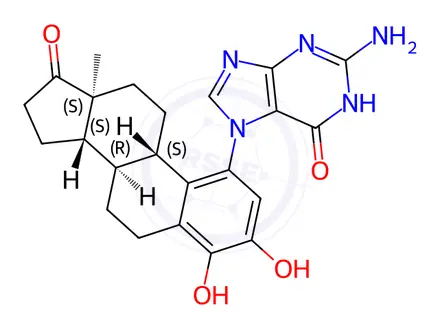 Chemical structure of Estrone Impurity 28