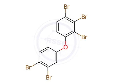 Chemical structure of 2,3,3',4,4'-Pentabromodiphenyl Ether