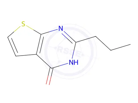 Chemical structure of 2-Propyl-3H,4H-thieno[2,3-d]pyrimidin-4-one