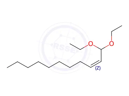 Chemical structure of (Z)-1,1-diethoxyundec-2-ene