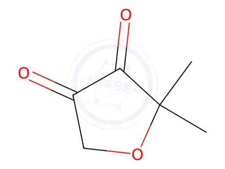 Chemical structure of 2,2-dimethyloxolane-3,4-dione