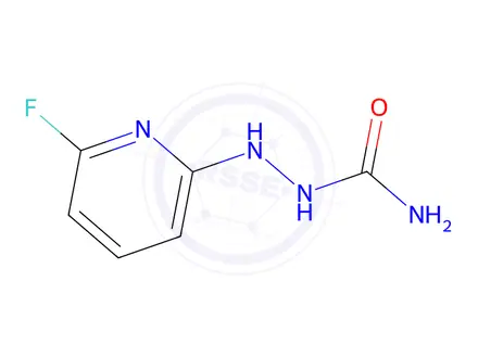 Chemical structure of 2-(6-Fluoro-2-pyridinyl)-1-hydrazinecarboxamide