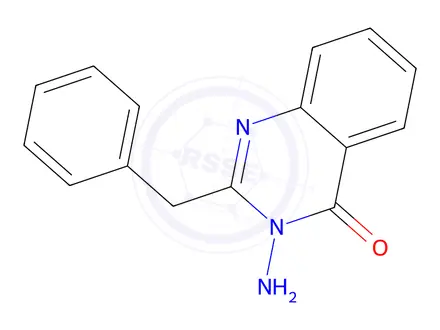 Chemical structure of 3-Amino-2-benzylquinazolin-4(3H)-one