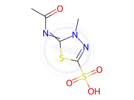 Chemical structure of Methazolamide Impurity 3