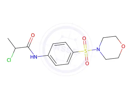 Chemical structure of 2-Chloro-n-[4-(morpholine-4-sulfonyl)phenyl]propanamide