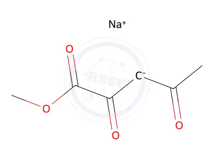 Chemical structure of methyl 2,4-dioxovalerate, monosodium salt