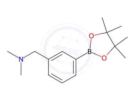 Chemical structure of 3-(N,N-Dimethylaminomethyl)phenylboronic acid, pinacol ester