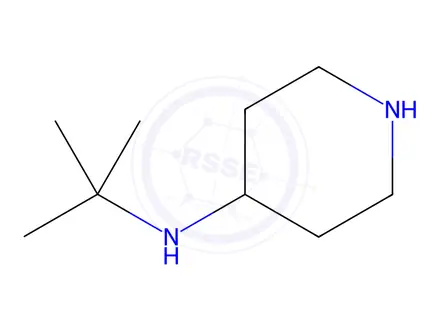 Chemical structure of N-(tert-Butyl)piperidin-4-amine