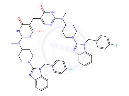 Chemical structure of Mizolastine impurity 14