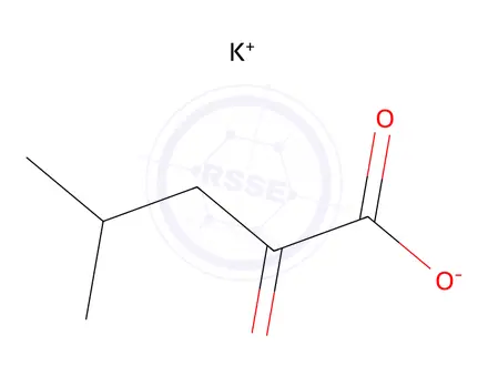 Chemical structure of Potassium 4-methyl-2-oxopentanoate